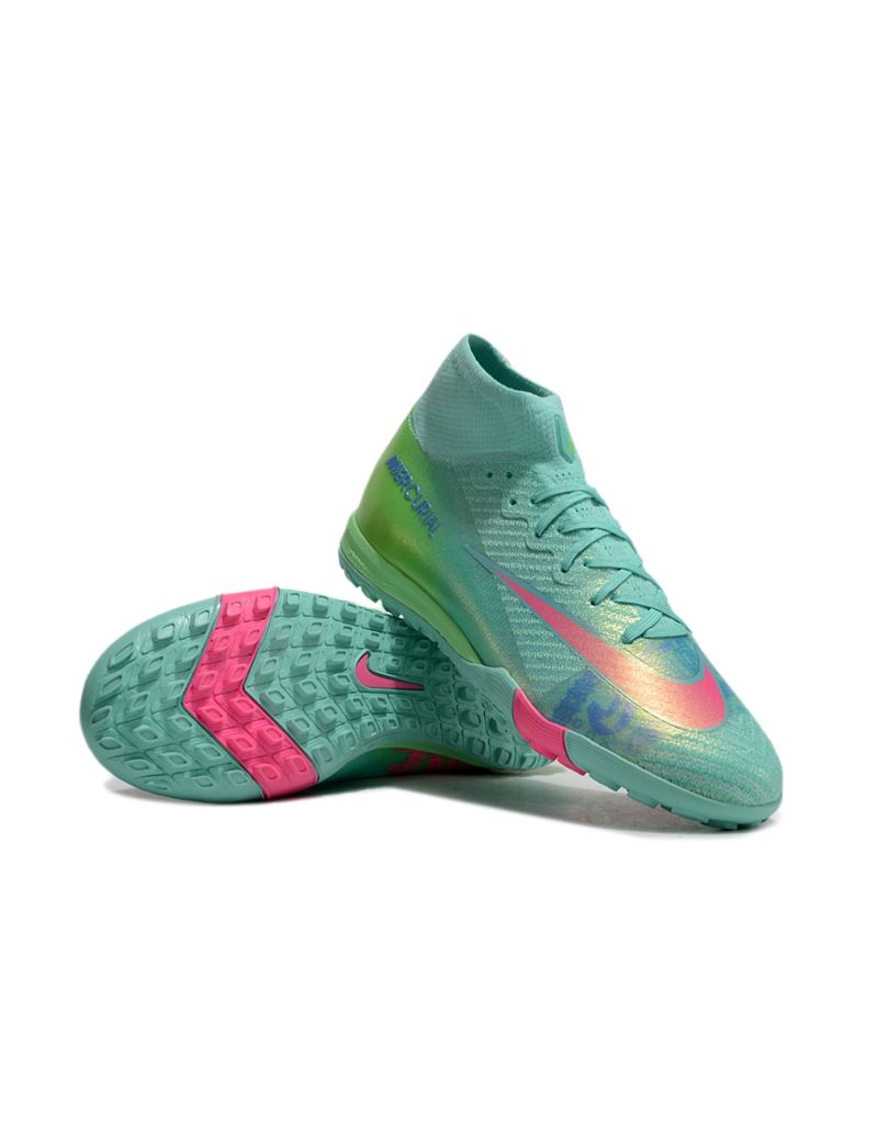 Nike Air Zoom Mercurial Superfly 10 Elite TF Cosmic Speed 2 - Turquoise Green / Pink
