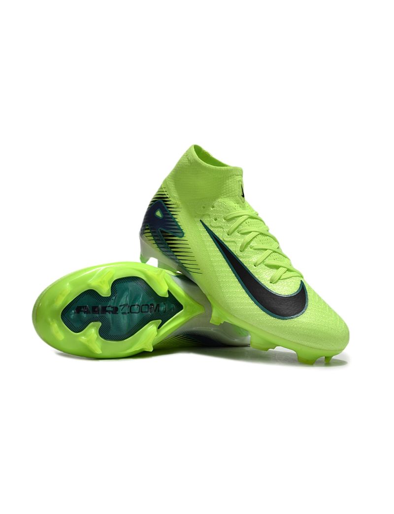 Nike Air Zoom Mercurial Superfly 10 Elite FG Green Black