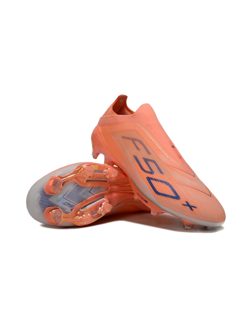 Adidas F50 Laceless Elite FG Orange Lucid Blue