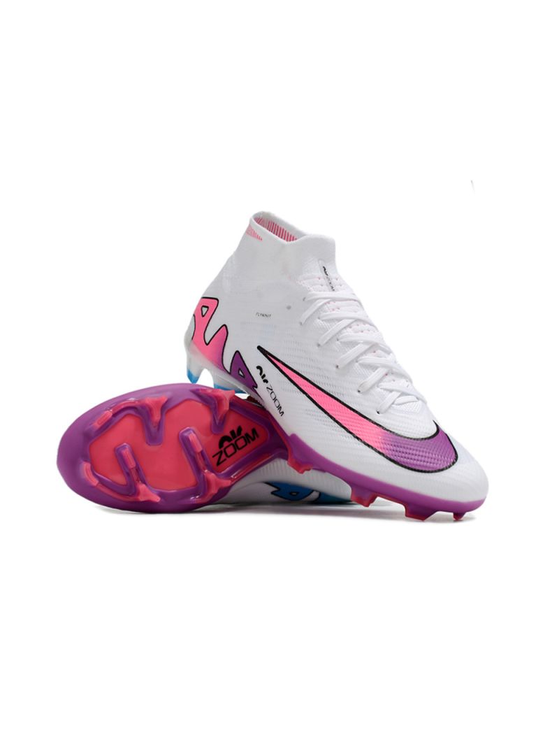Nike Air Zoom Mercurial Vapor 15 Elite FG White Pink
