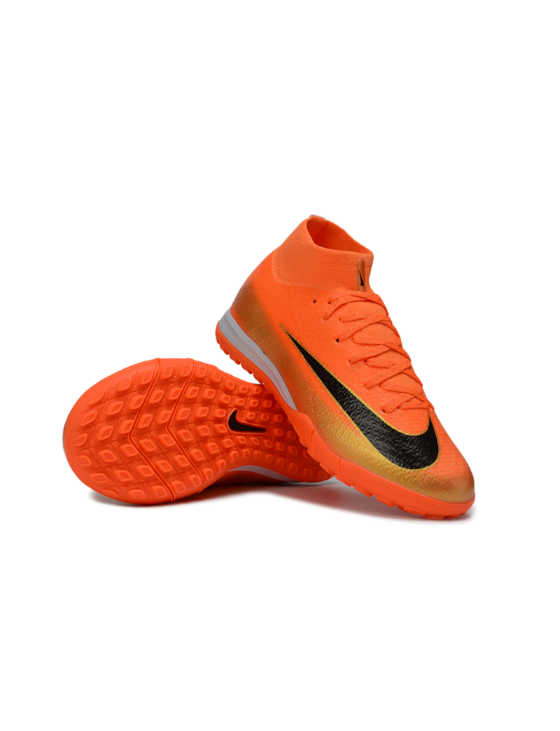 Nike Air Zoom Mercurial Superfly 10 Elite TF 'Deja Vu' - Total Orange Metallic Vivid Gold