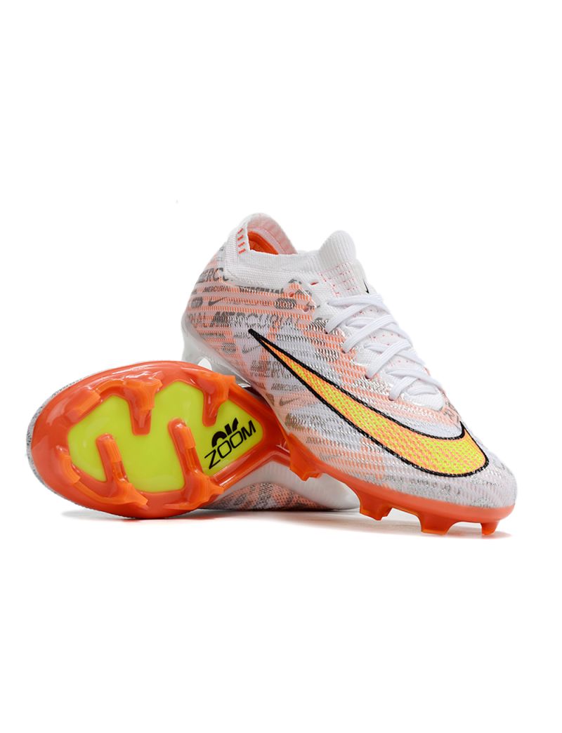 Nike Air Zoom Mercurial Vapor 15 Elite FG XXV - White/Orange/Black