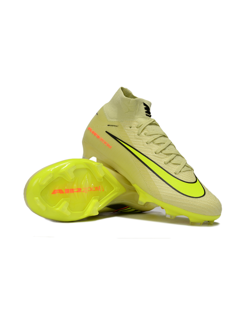 Nike Air Zoom Mercurial Superfly 10 Elite FG Max Voltage - Lime light Volt Hyper Crimson