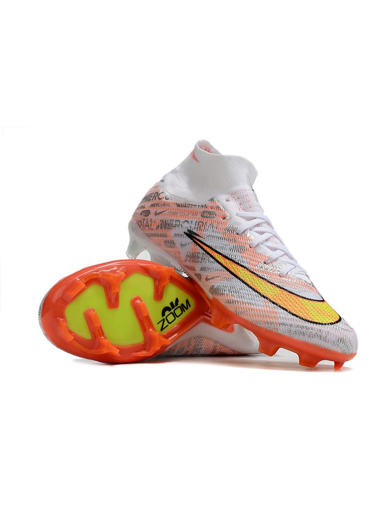 Nike Air Zoom Mercurial Superfly 9 Elite FG XXV - White/Orange/Black