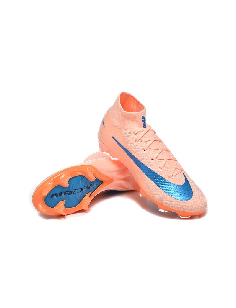 Nike Air Zoom Mercurial Superfly 10 Elite FG Pink Blue