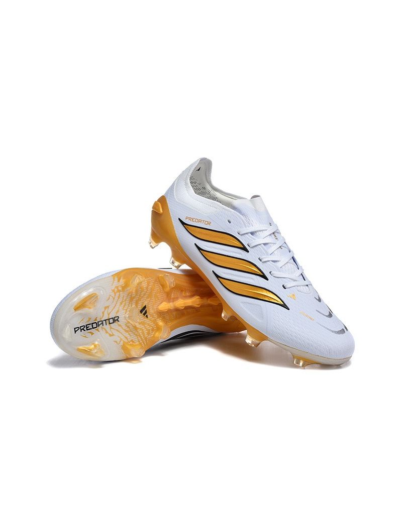 adidas 26 Predator Elite FG White Metallic Gold Black