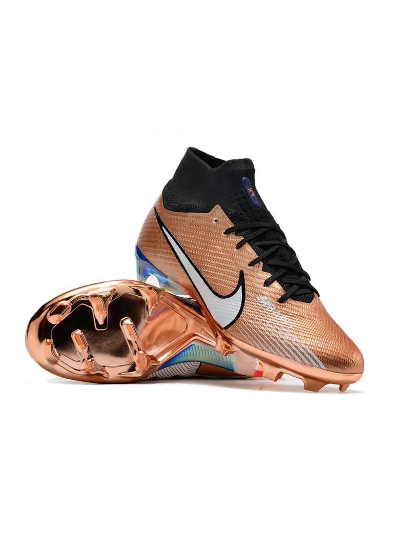 Nike Air Zoom Mercurial Superfly Elite 9 FG - Metallic Gold/White/Blue