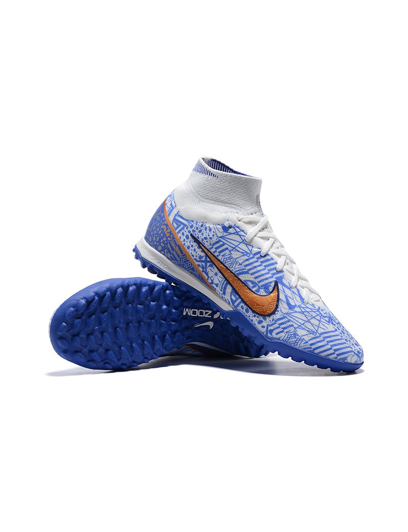 Nike Air Zoom Mercurial Superfly Elite 9 TF CR7 Personal Edition - White/Metallic Copper/Concord