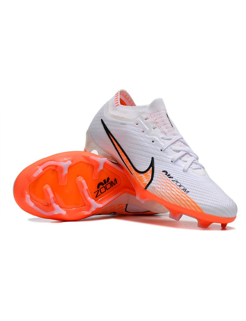 Nike Air Zoom Mercurial Vapor 15 Elite FG - White/Orange