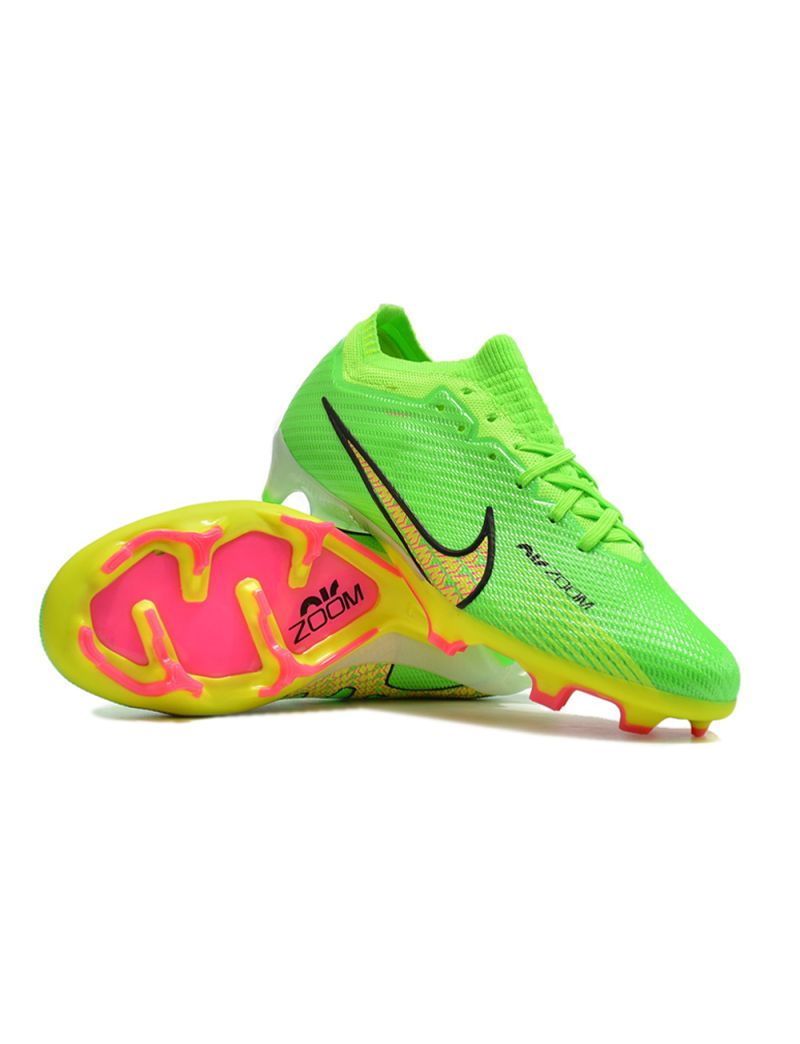 Nike Air Zoom Mercurial Vapor 15 Elite FG - Green/Yellow/Black/Pink