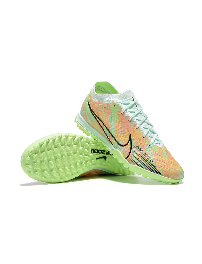 Nike Air Zoom Mercurial Vapor 15 Elite TF Bonded - Barely Green/Blackened Blue/Total Orange