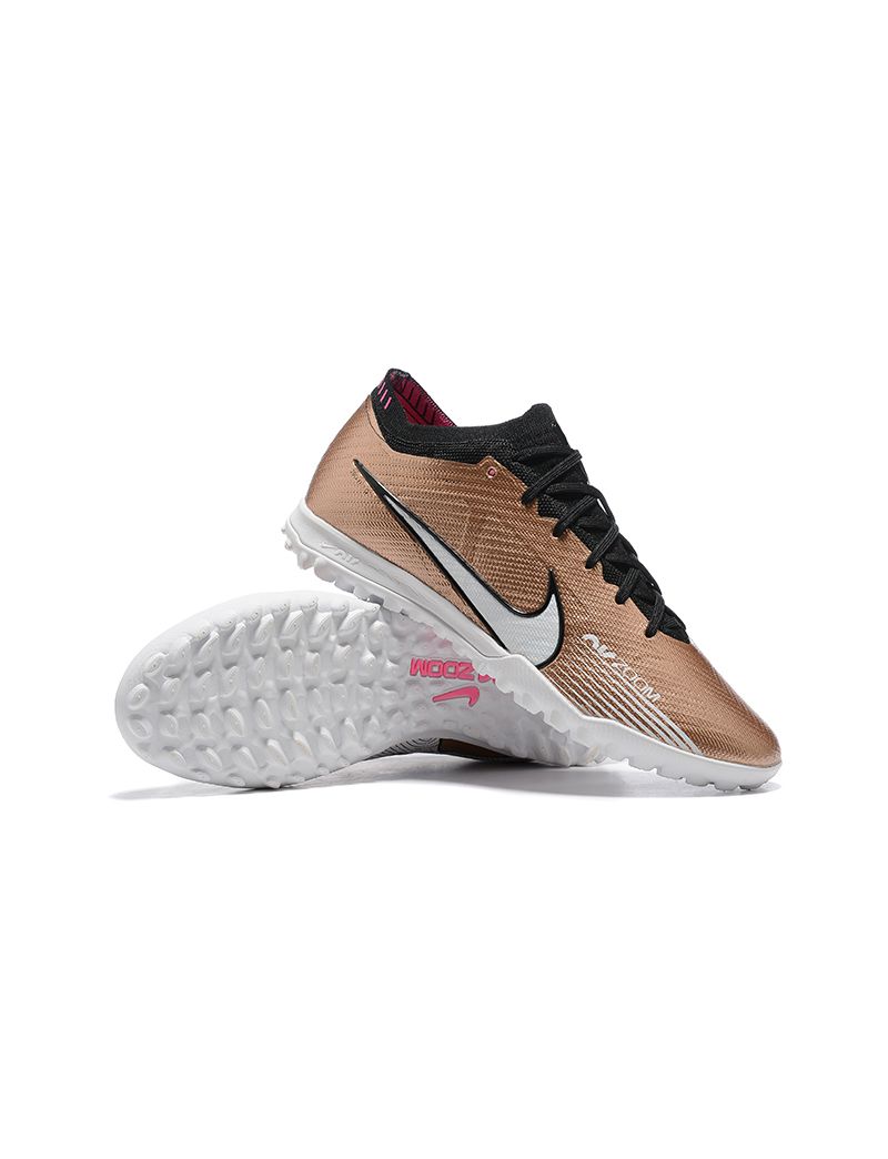 Nike Air Zoom Mercurial Vapor 15 Elite TF Metallic Gold White