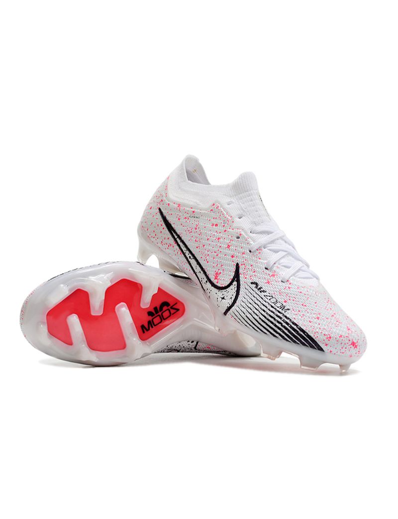 Nike Air Zoom Mercurial Vapor 15 Elite FG White Black Pink