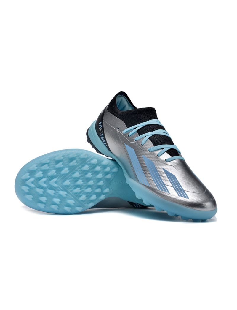 adidas X Crazyfast Messi .1 TF Infinito - Silver Metallic/Bliss Blue/Core Black