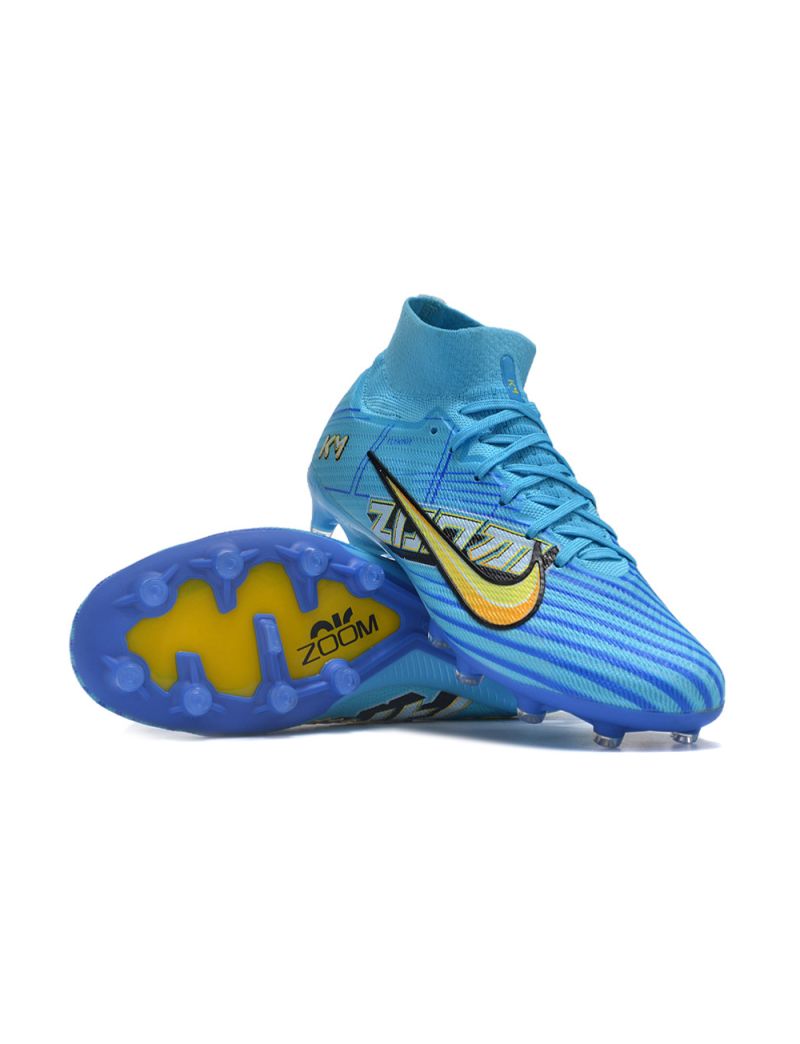 Nike Air Zoom Mercurial Superfly Elite 9 AG-Pro Mbappé Personal Edition - Baltic Blue/White