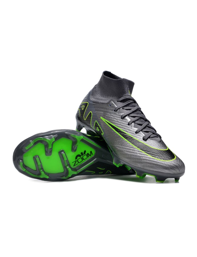 Nike Air Zoom Mercurial Superfly IX Elite FG Silver Green Black