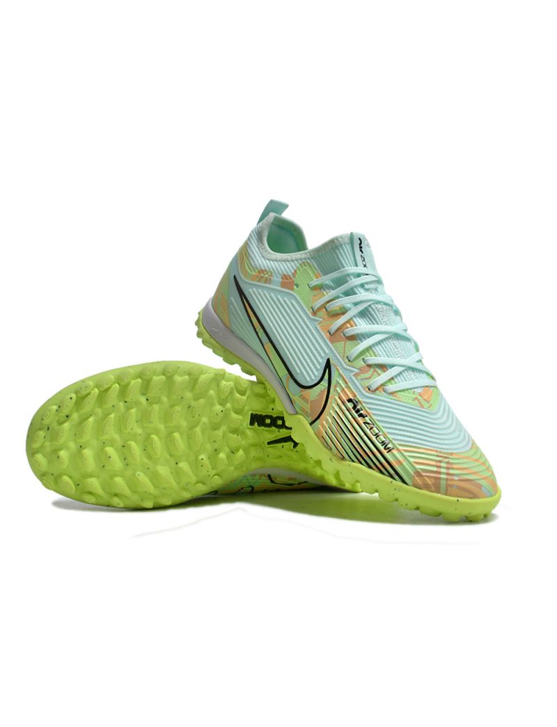 Nike Air Zoom Mercurial Vapor 15 Pro TF Bonded - Barely Green Blackened Blue Total Orange