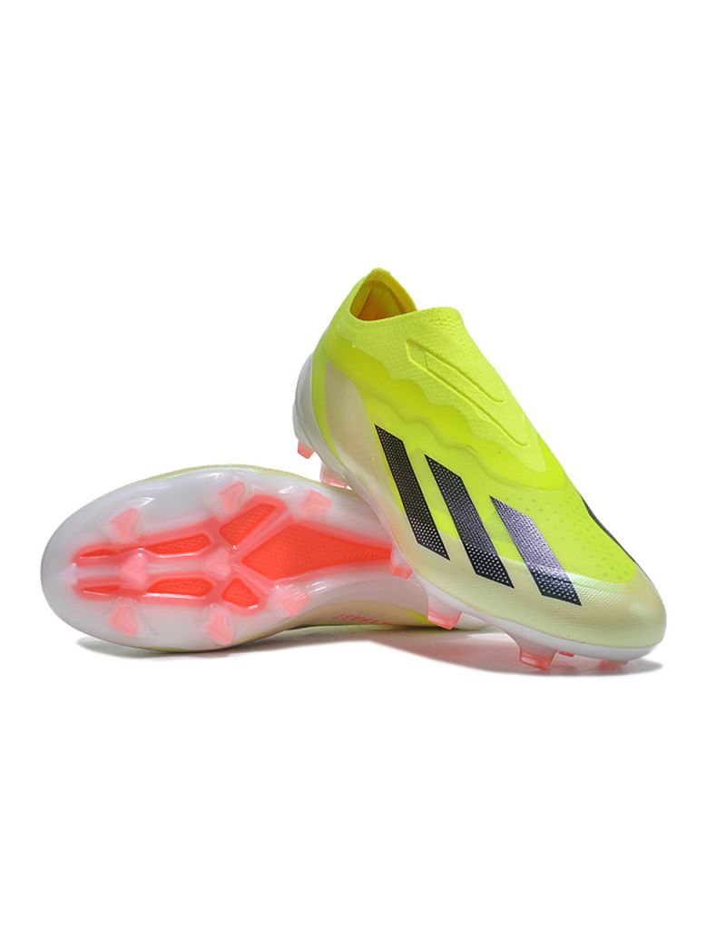 Adidas X Crazyfast .1 Laceless FG - Yellow Black Red