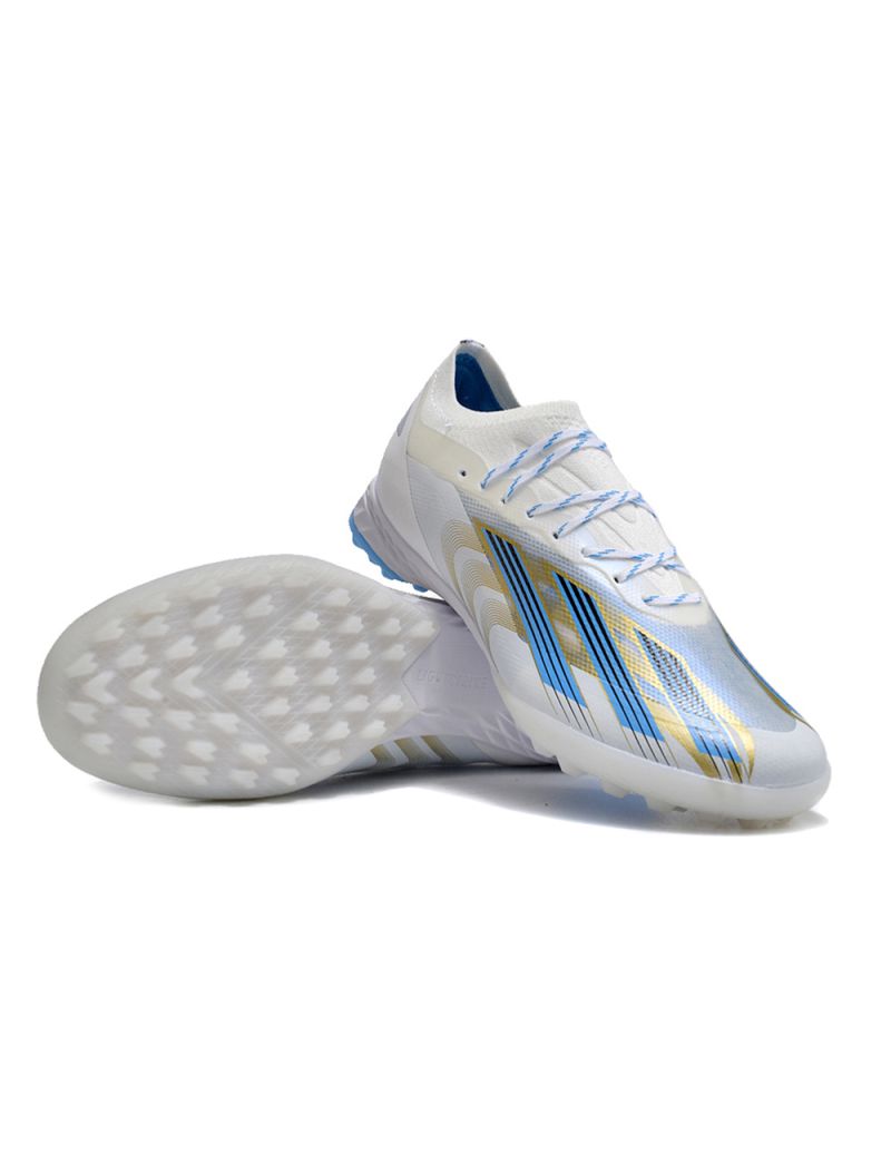 Adidas X CrazyFast Messi.1 TF Las Estrellas Footwear White Pulse Blue Gold Metallic