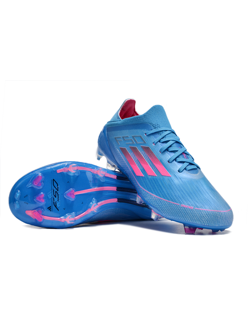 Adidas F50 2024 FG Blue Aurora Black Pink
