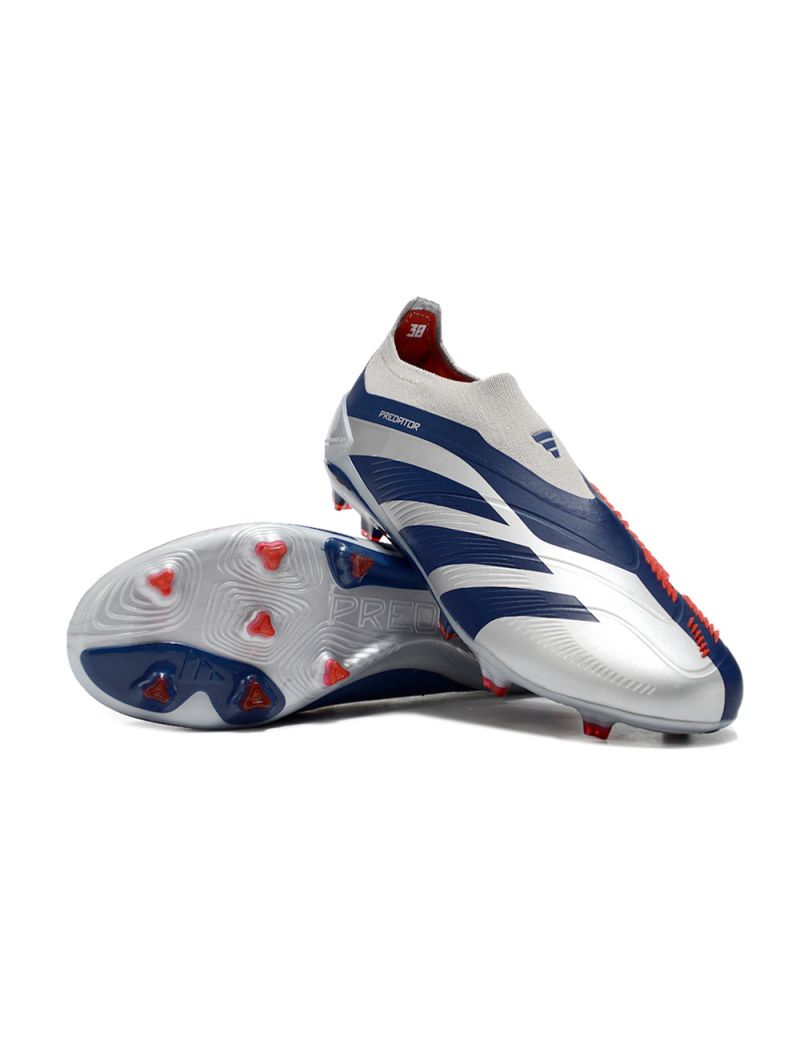 Adidas Predator Elite Laceless FG Tech Indigo Tech Indigo Vivid Red