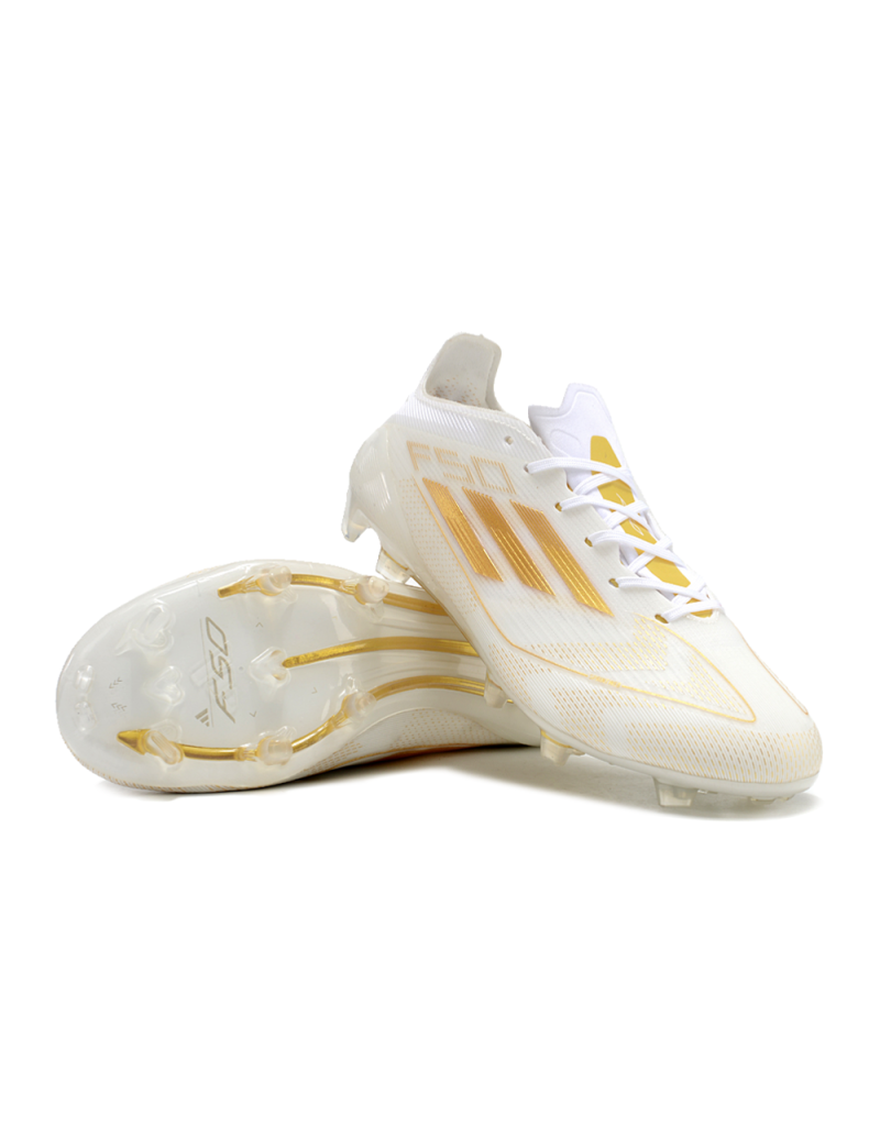 adidas F50 Elite FG Day Spark - Footwear White/Gold Metallic/Footwear White