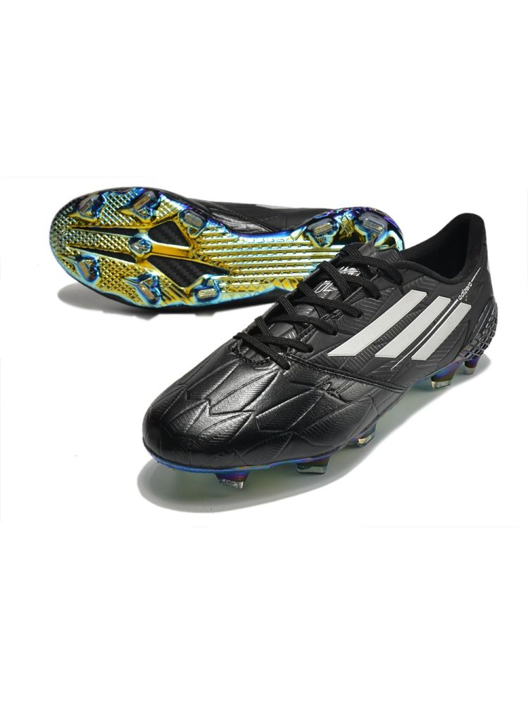 adidas F50 adizero IV Leather FG Speed Legacy - Core Black/Silver Metallic