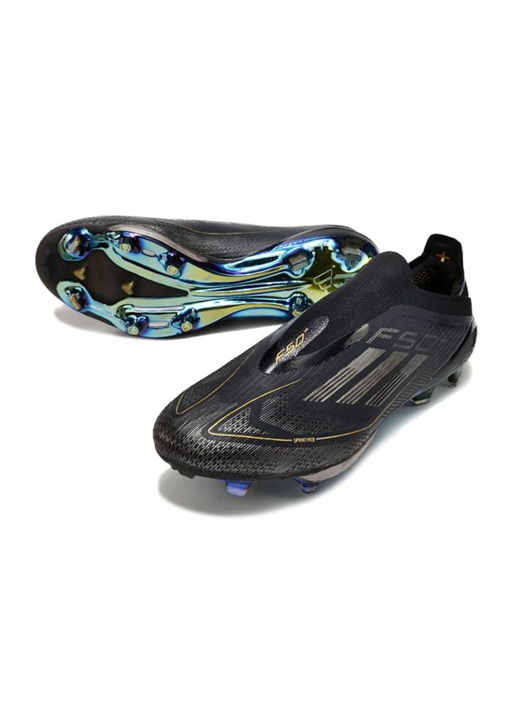 adidas F50+ Elite FG Dark Spark - Core Black/Iron Met/Gold Met