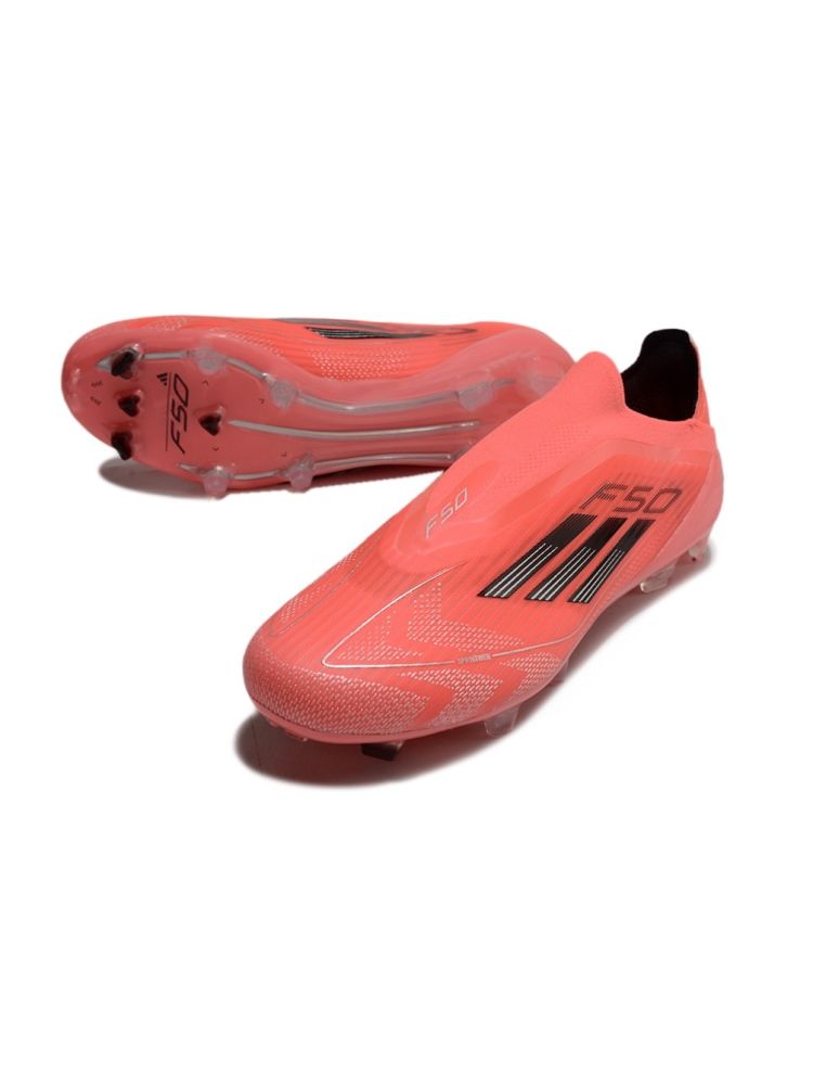 adidas F50 Elite Laceless FG Vivid Horizon - Turbo/Aurora Black/Platin Metallic