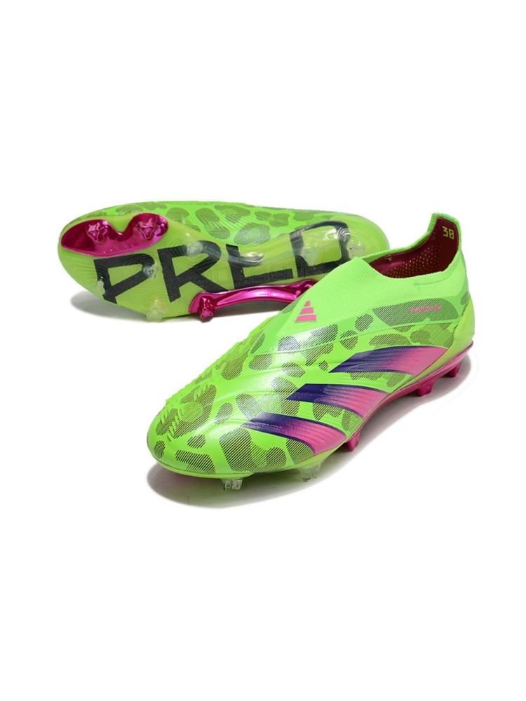 adidas Predator Elite Laceless FG Generation Pred - Solar Green/Shock Pink/Lucid Lemon