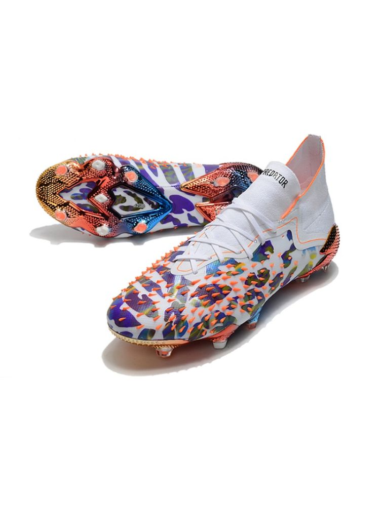 adidas Predator Freak .1 Vegan FG Paul Pogba X Stella McCartney - Footwear White/Core Black/Signal Orange