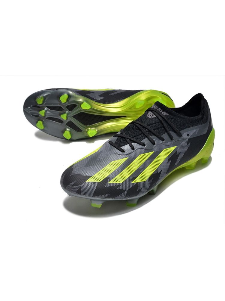 adidas X Crazyfast Injection.1 FG - Core Black/Team Solar Yellow/Grey Five