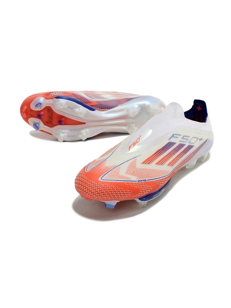 adizero F50+ Elite FG Advancement Pack - Solar Red/White/Lucid Blue