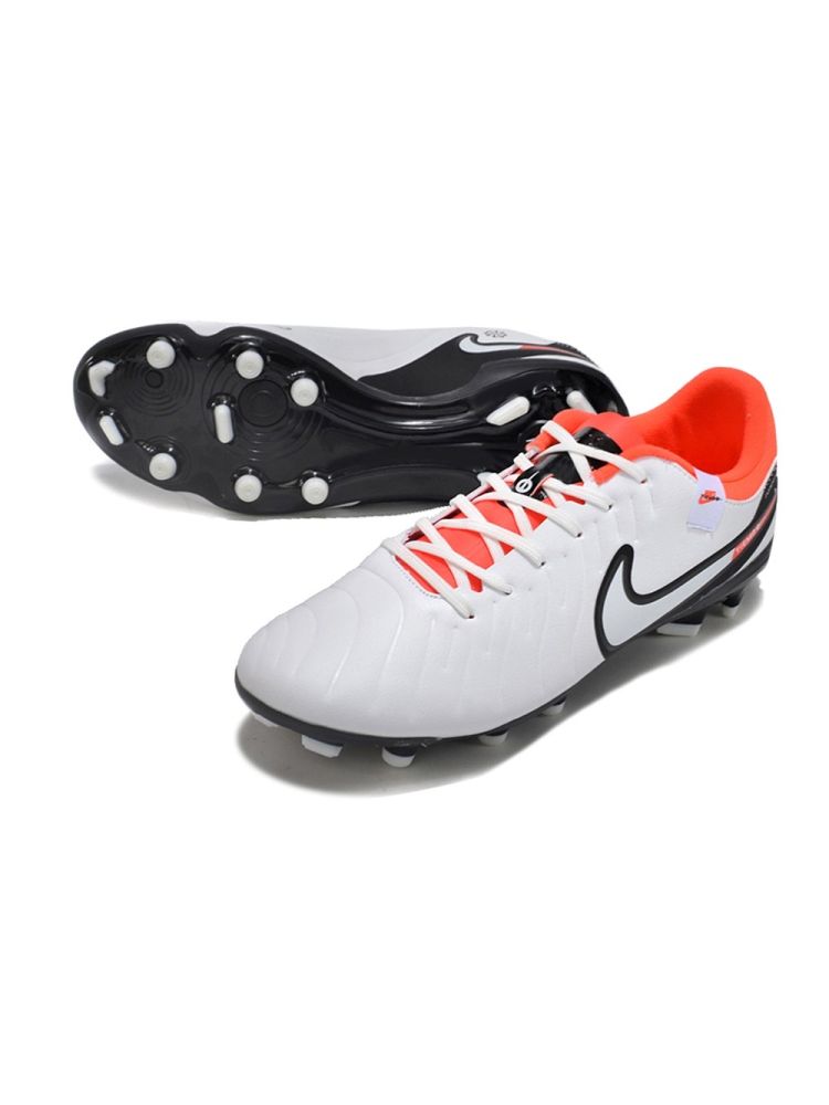 Nike Tiempo Legend 10 Elite FG Ready - White/Black/Bright Crimson