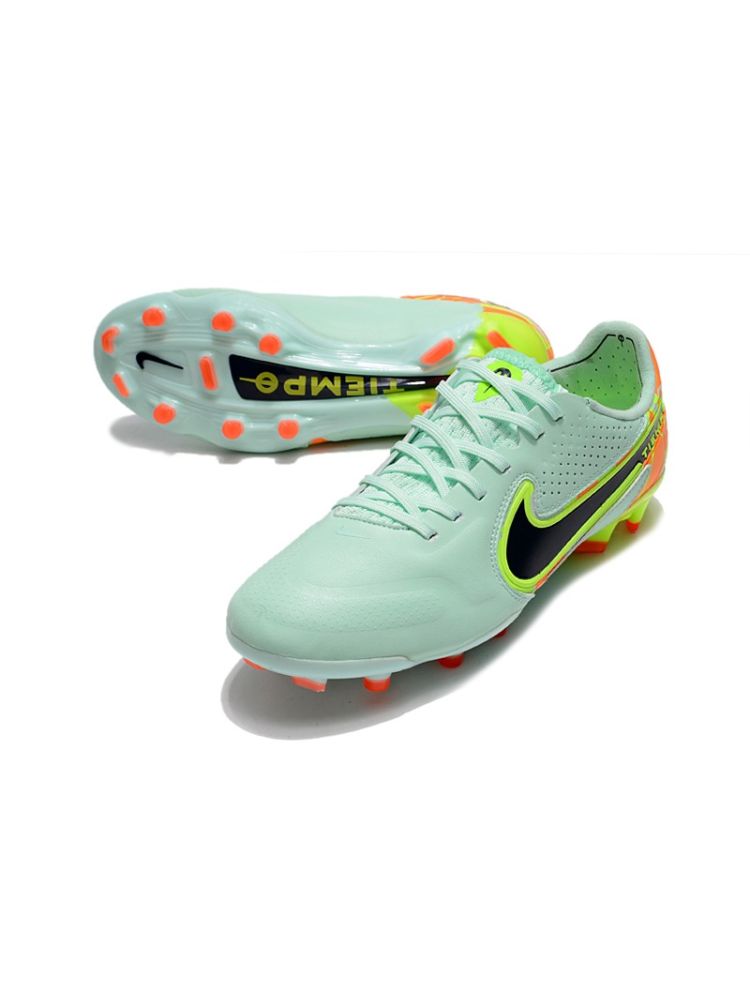 Nike Tiempo Legend 9 Elite FG Bonded - Barely Green/Blackened Blue/Orange