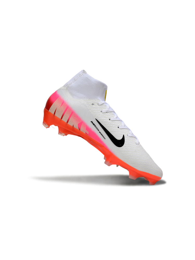 Nike Air Zoom Mercurial Superfly 10 Elite FG White Red Black