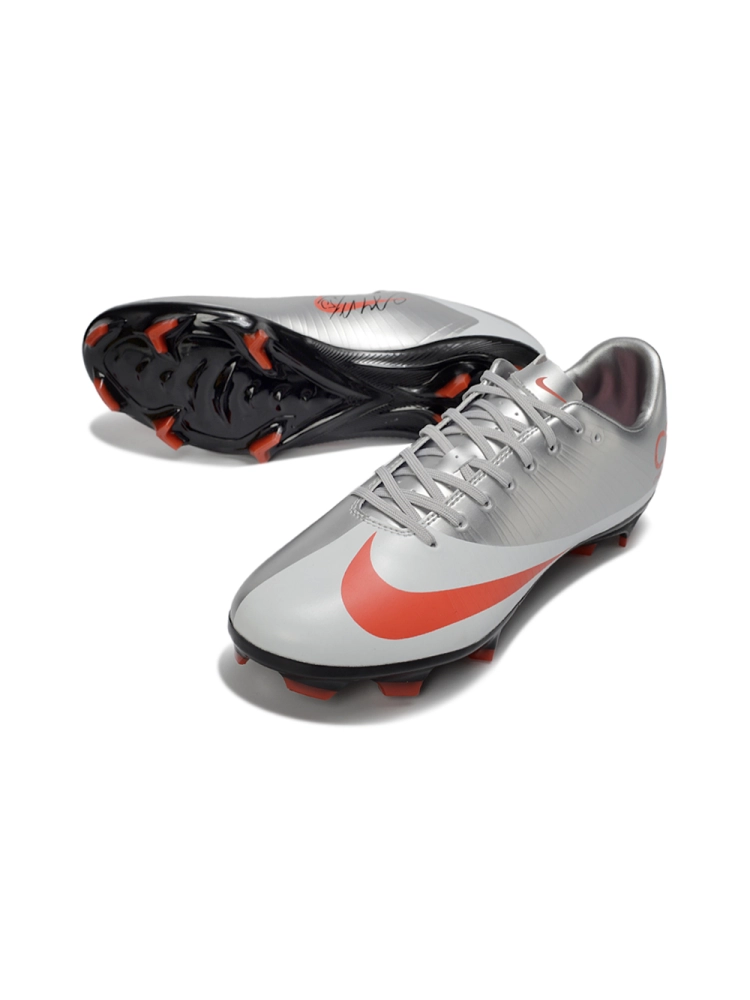 Nike Mercurial Vapor 16 Elite FG CR7 Metallic Silver Bright Crimson Black