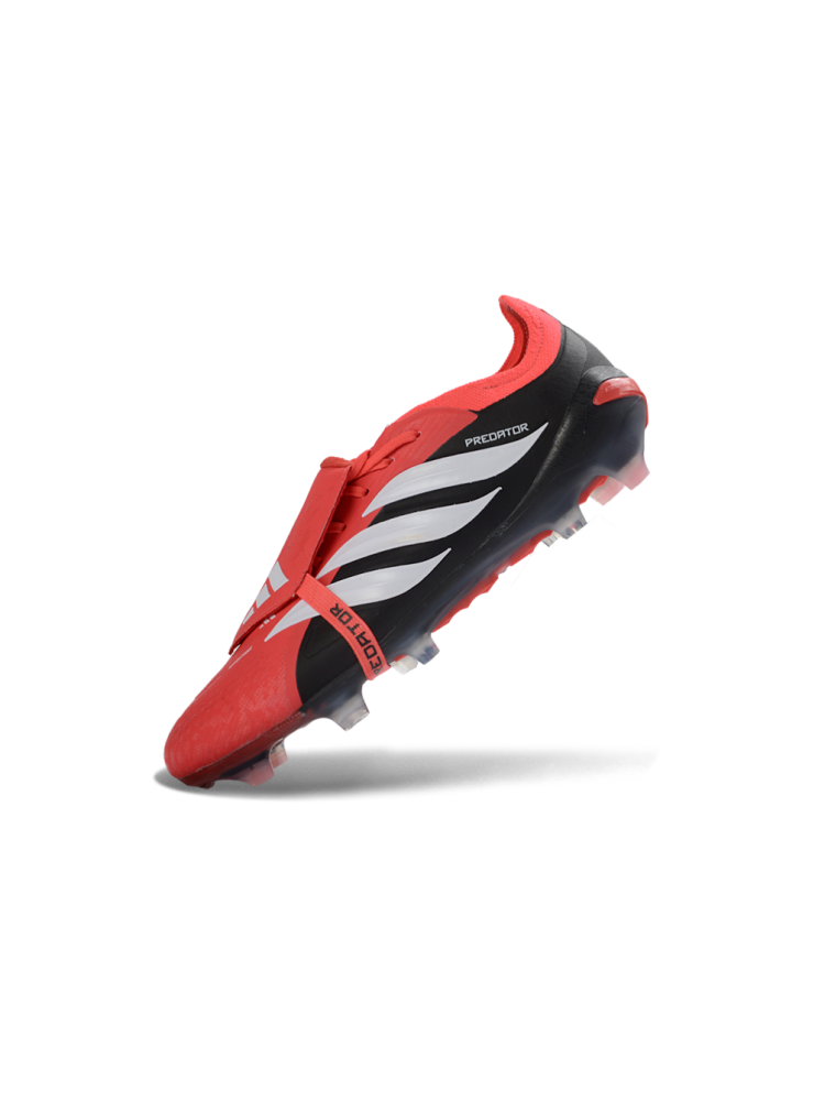 adidas Predator Elite Fold-over Tongue FG Lucid Red Core Black Cloud White