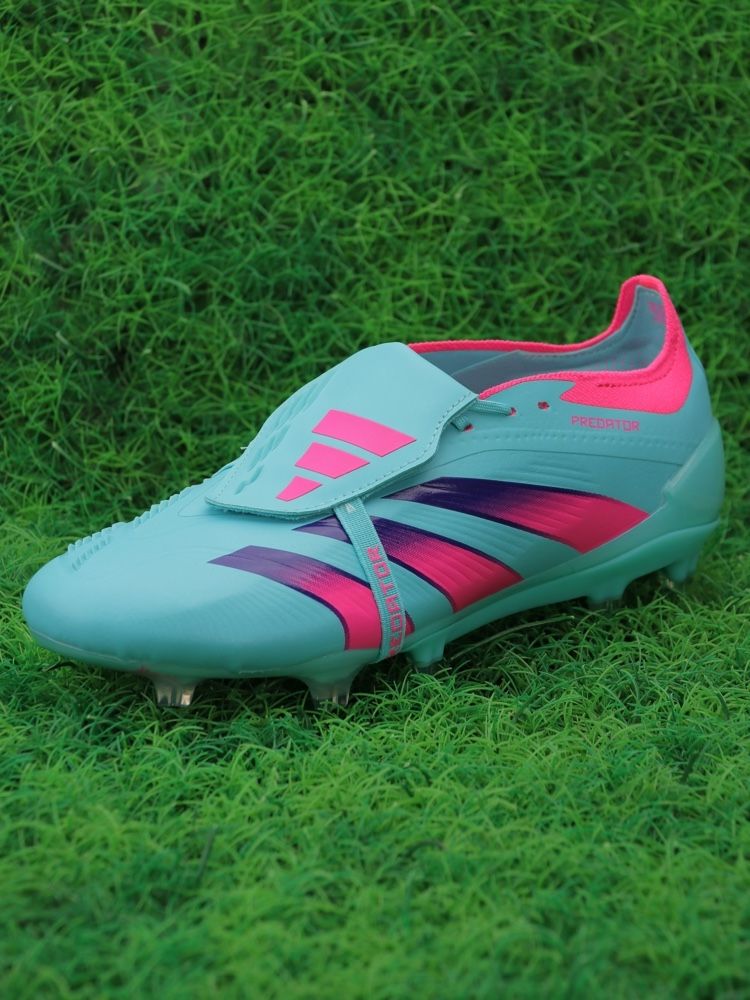 adidas Predator Elite Fold-over Tongue FG - Blue/Pink