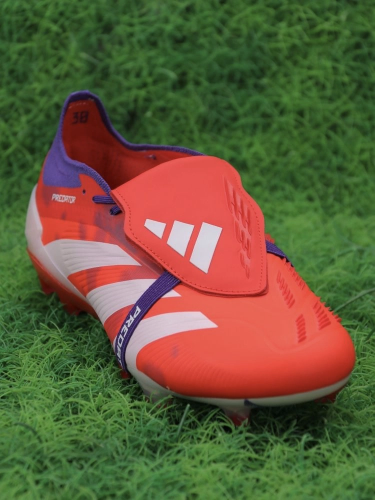 adidas Predator Elite Fold-over Tongue FG - Red/White/Purple
