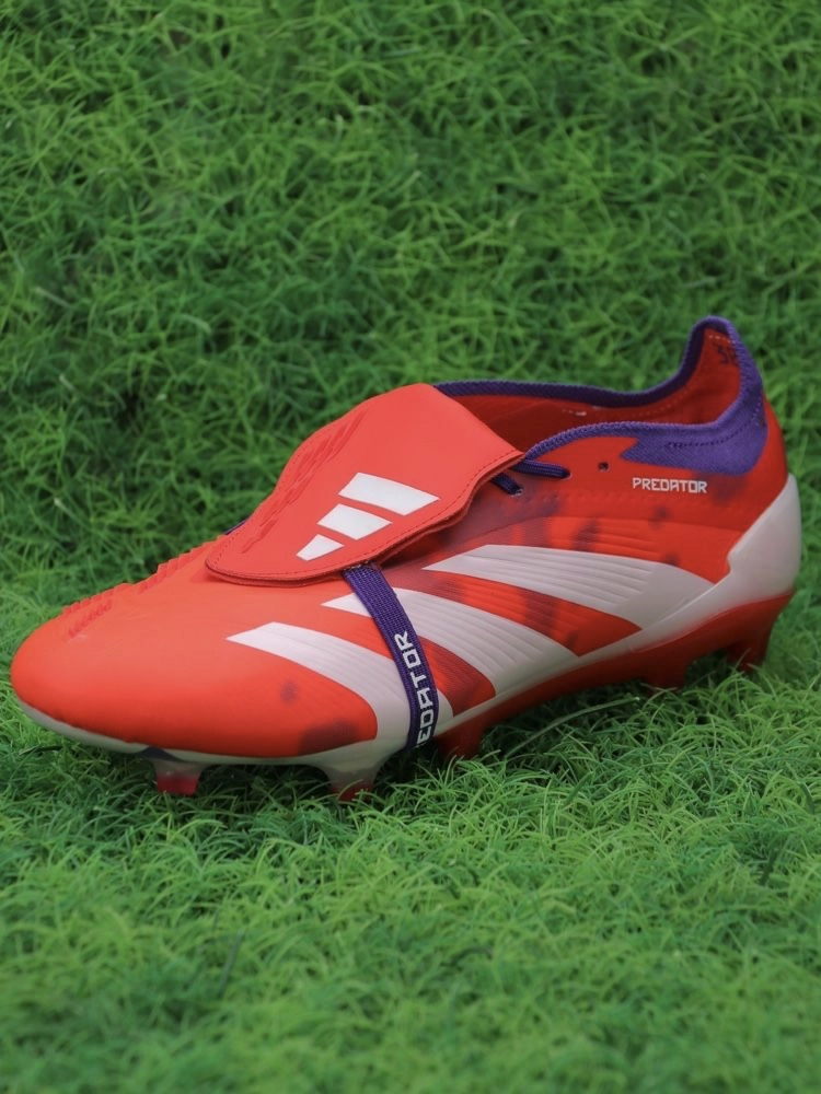 adidas Predator Elite Fold-over Tongue FG - Red/White/Purple