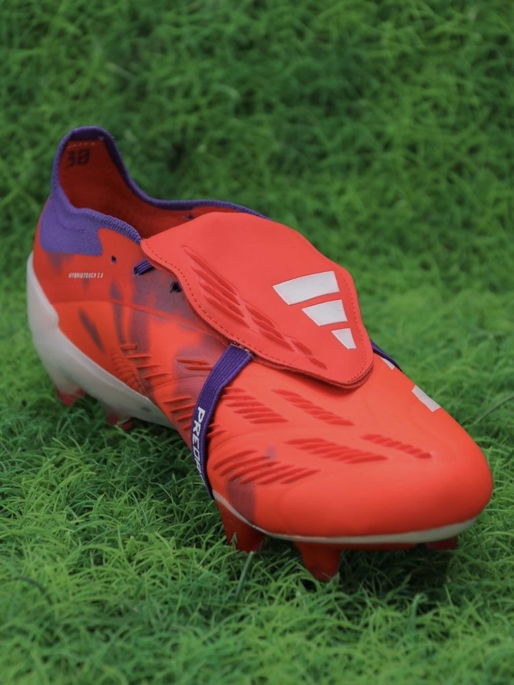 adidas Predator Elite Fold-over Tongue FG - Red/White/Purple