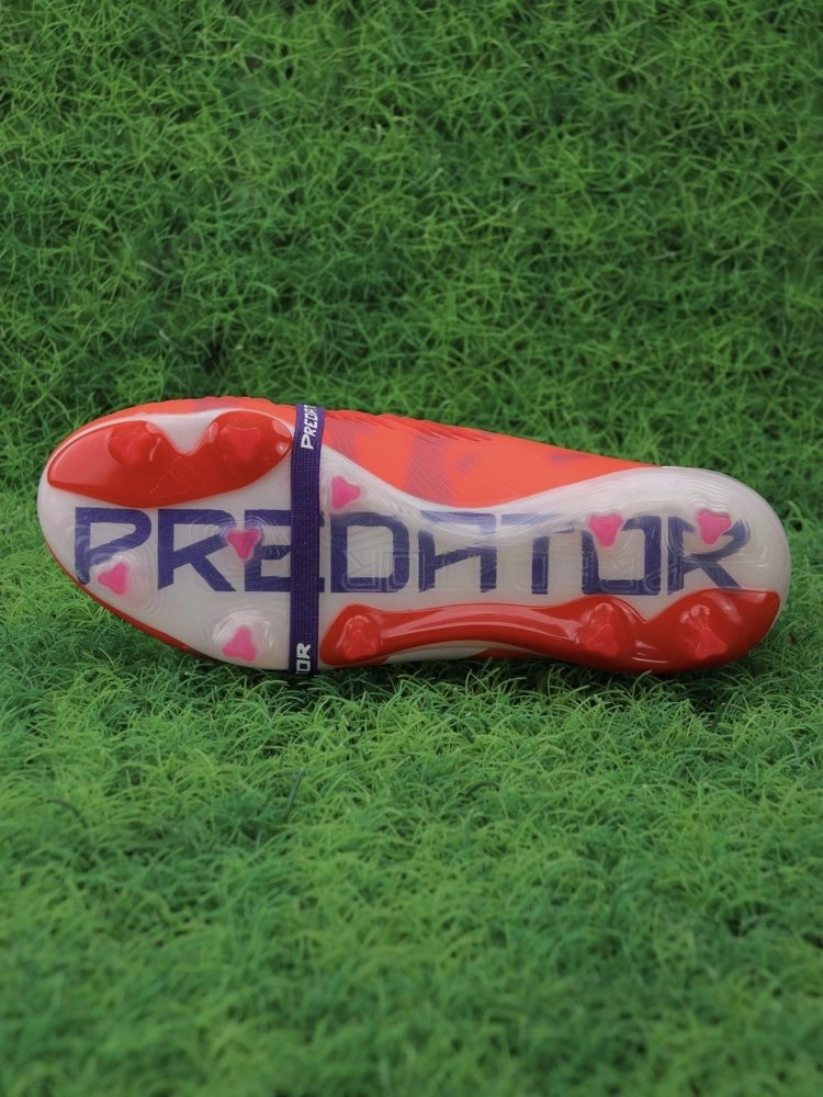 adidas Predator Elite Fold-over Tongue FG - Red/White/Purple