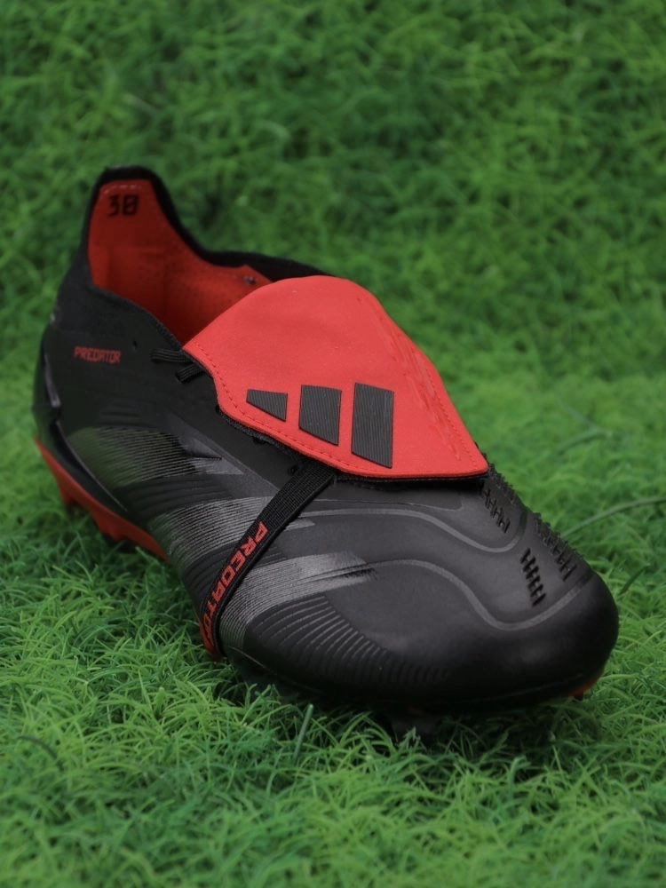 adidas Predator Elite Fold-over Tongue FG Black Red