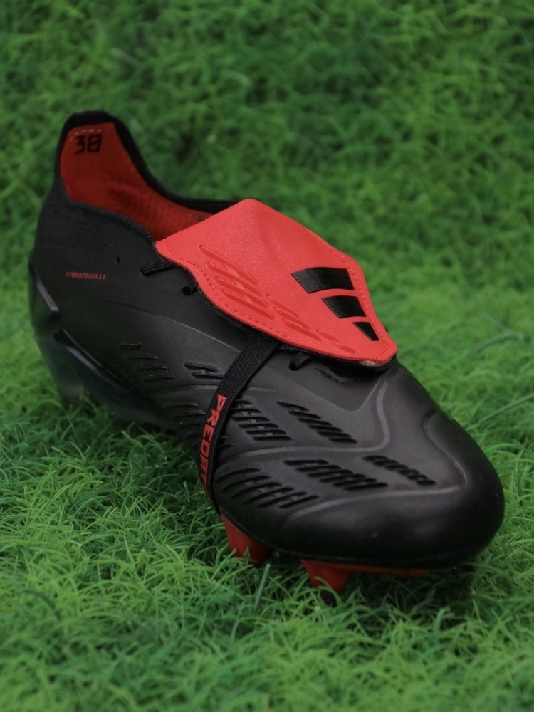 adidas Predator Elite Fold-over Tongue FG Black Red