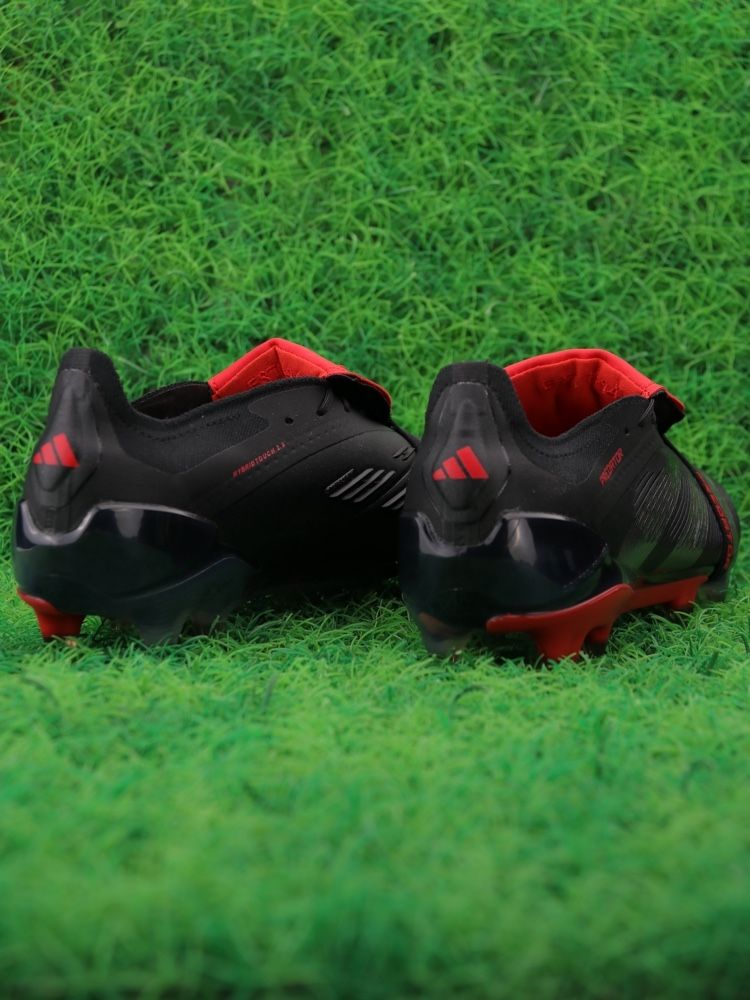 adidas Predator Elite Fold-over Tongue FG Black Red