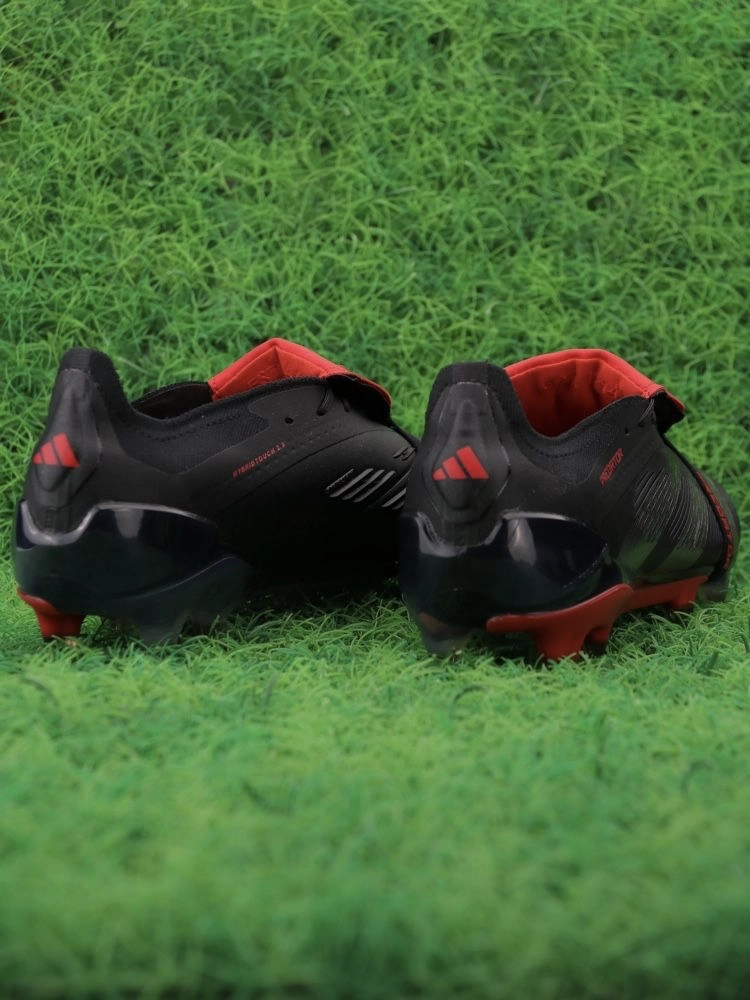 adidas Predator Elite Fold-over Tongue FG Black Red