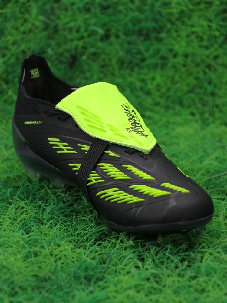 adidas Predator Elite Fold-over Tongue FG Merky FC - Core Black/Footwear White/Lucid Lemon