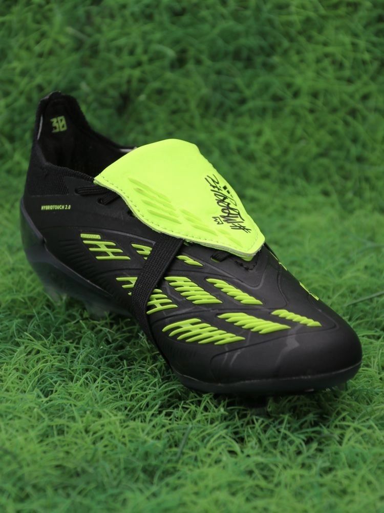 adidas Predator Elite Fold-over Tongue FG Merky FC - Core Black/Footwear White/Lucid Lemon