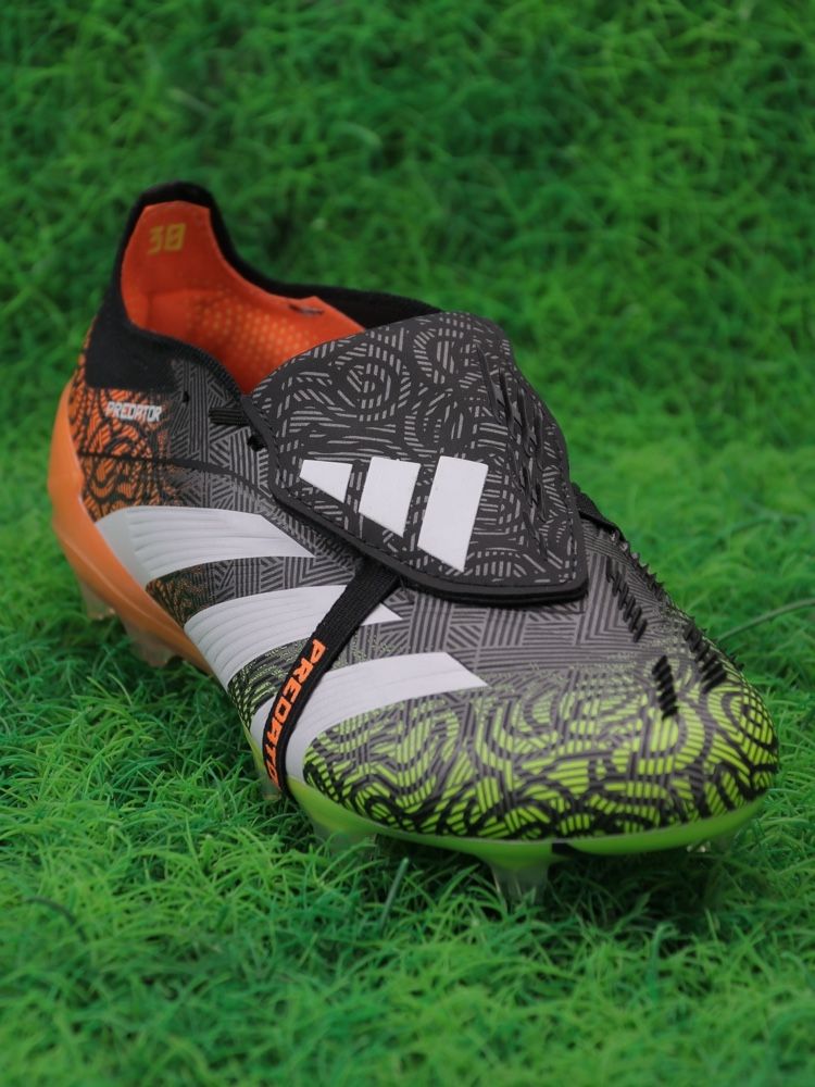 adidas Predator Elite Fold-over Tongue FG Vortex - Black/White/Green